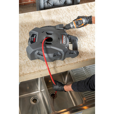 FlexShaft K9-12 Wall-to-Wall Drain Cleaning Machine for 1.25" to 2" pipes (1/4" cable - 30' length) | (RIDGID 74978)