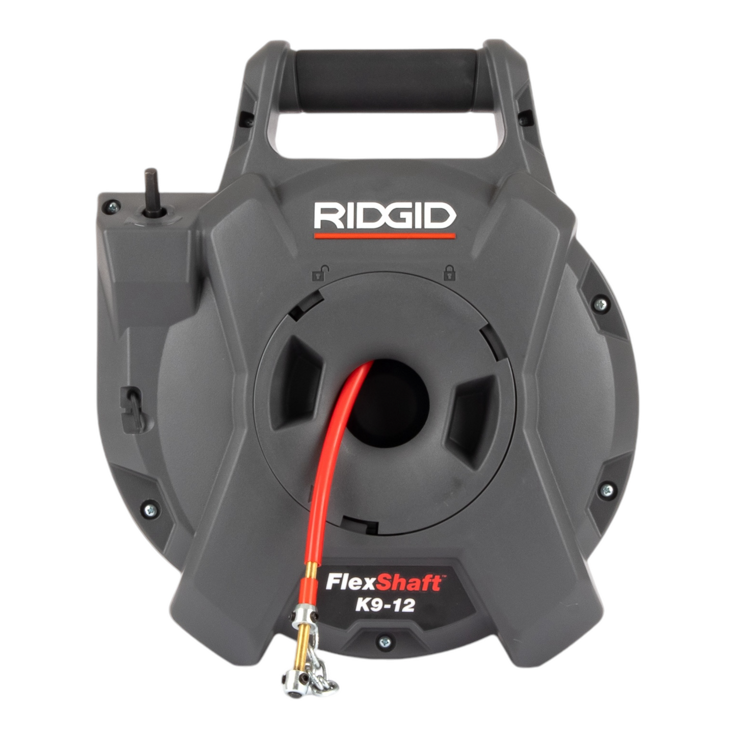 FlexShaft K9-12 Wall-to-Wall Drain Cleaning Machine for 1.25" to 2" pipes (1/4" cable - 30' length) | (RIDGID 74978)