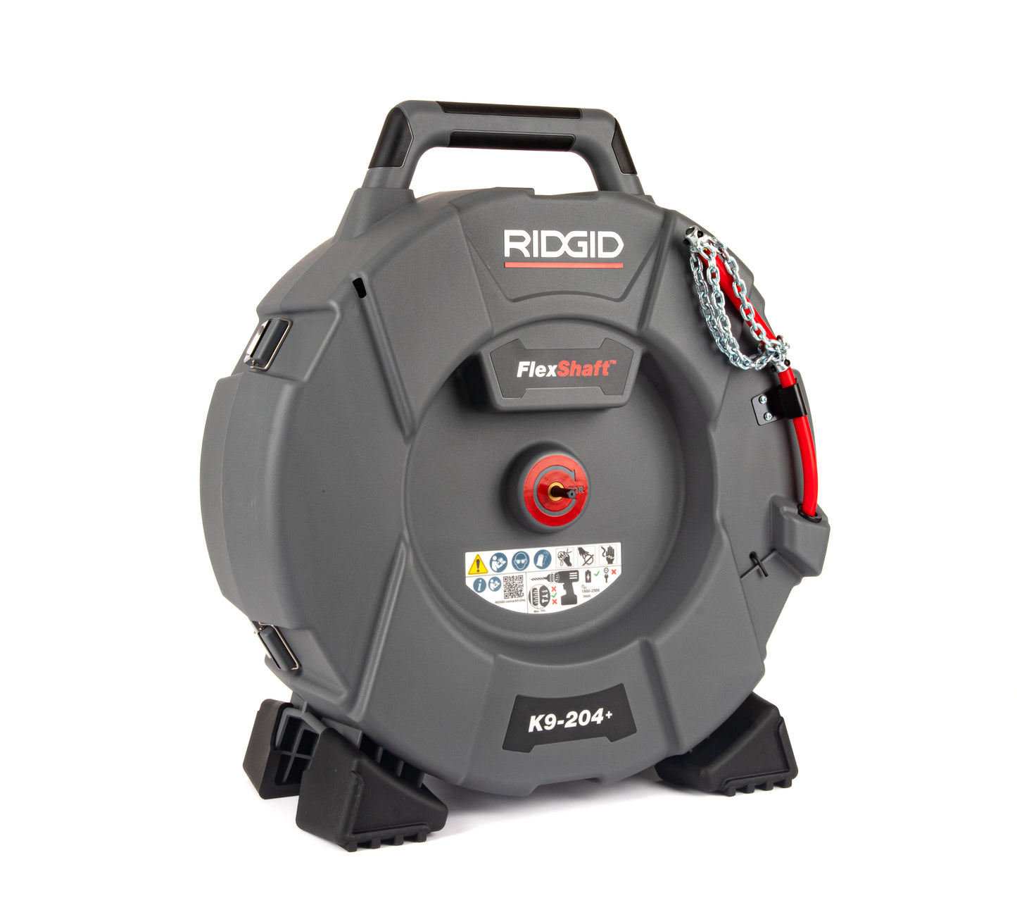 K9-204+ FlexShaft® Machine for 2" to 4" pipes (5/16" cable - 70' length) | (RIDGID 76198)