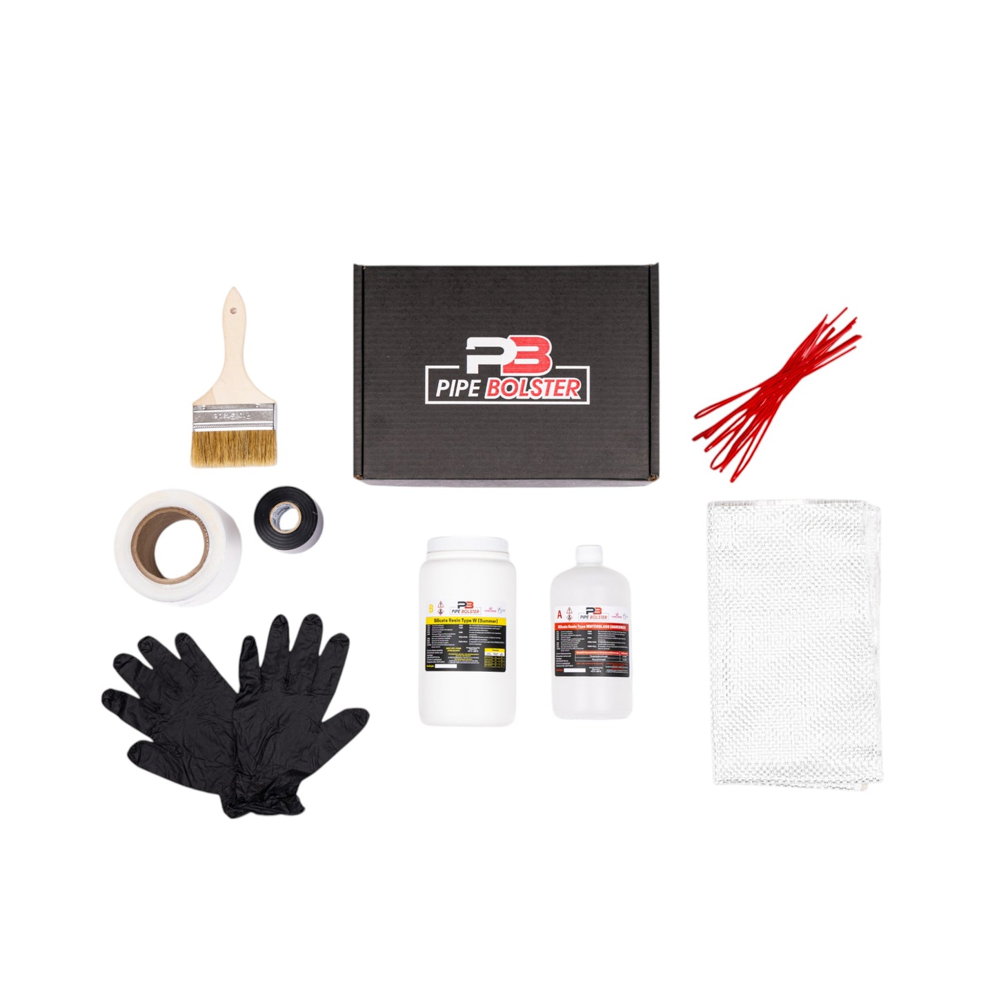 PipeBolster Refill Kit | 4” pipe diameter