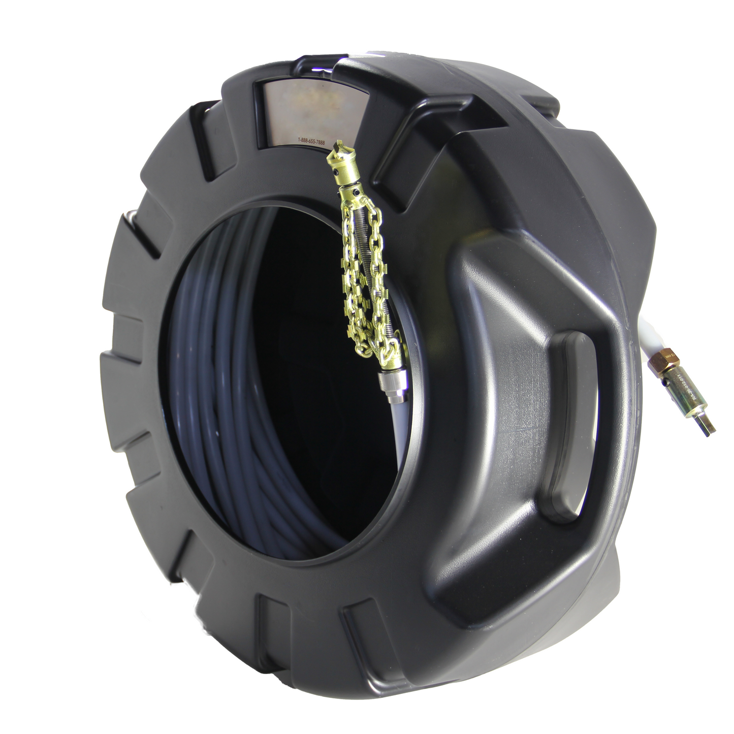 RENSSI Roots Snapper Câble de Nettoyage de Drains pour tuyaux de 4.0'' à 8.0'' (Câble 1/2'')