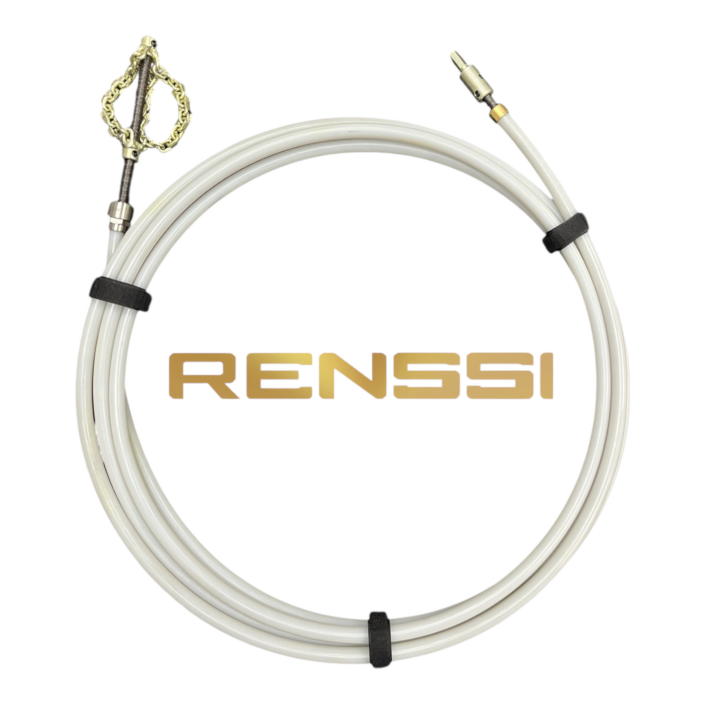 RENSSI Roots Snapper Câble de Nettoyage de Drains pour tuyaux de 4.0'' à 8.0'' (Câble 1/2'')