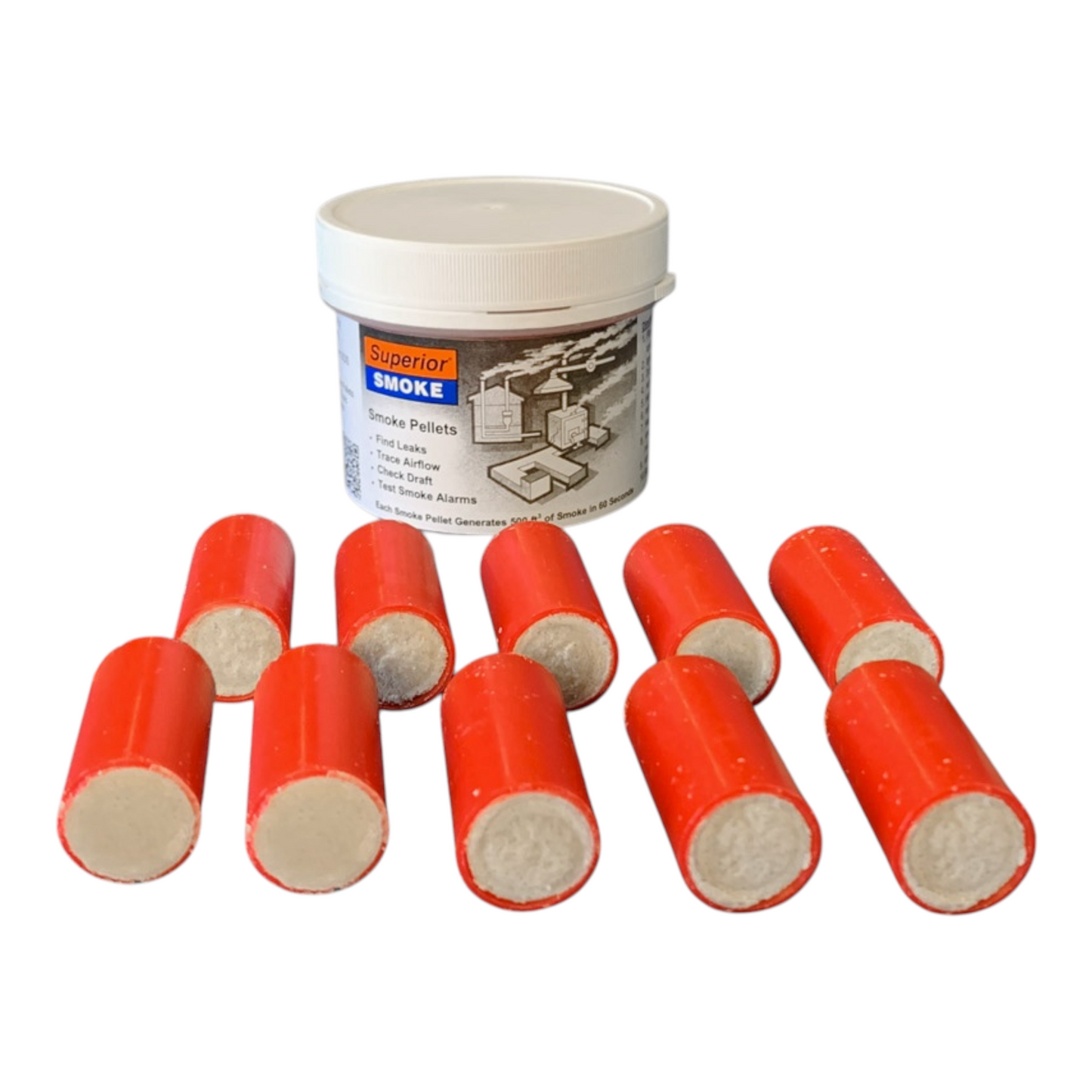 Premium Encapsulated Smoke Pellets 90 seconds (1 jar pack)
