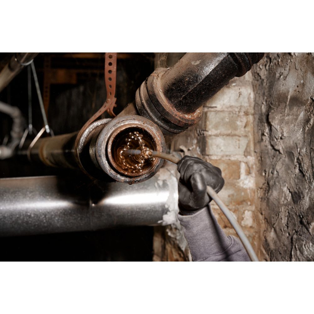 M18 FUEL™ High Speed Chain Snake for 1-1/2” – 4” Pipes (5/16" cable - 75' length) | (Milwaukee 2819-22)