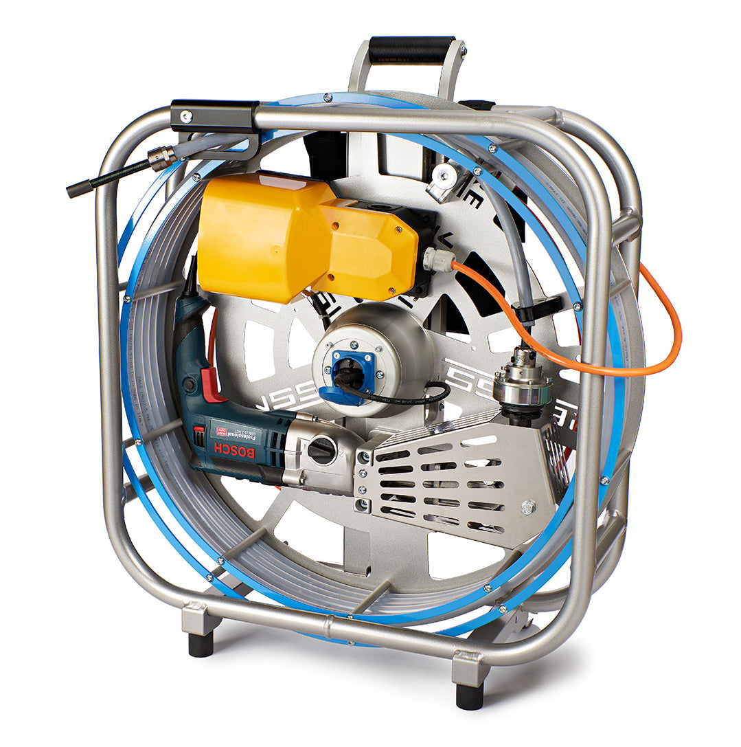 RENSSI RCM-8-10-X-PLUS Cleaning Machine 3" to 8" pipes (3/8'' or 5/16'' - 83' length)