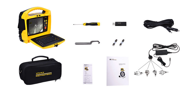 Vivax-Metrotech vCam-6 HD Sewer Inspection Camera System for 3.0'' to 8.0'' pipes