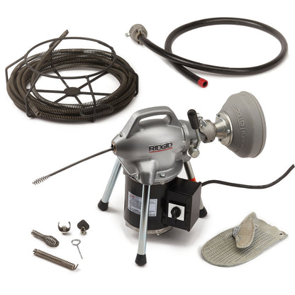 K-50 Machine, with A-17-A Adapter, A-17-B Adapter, A-30 Cable Kit  (RIDGID 59000)