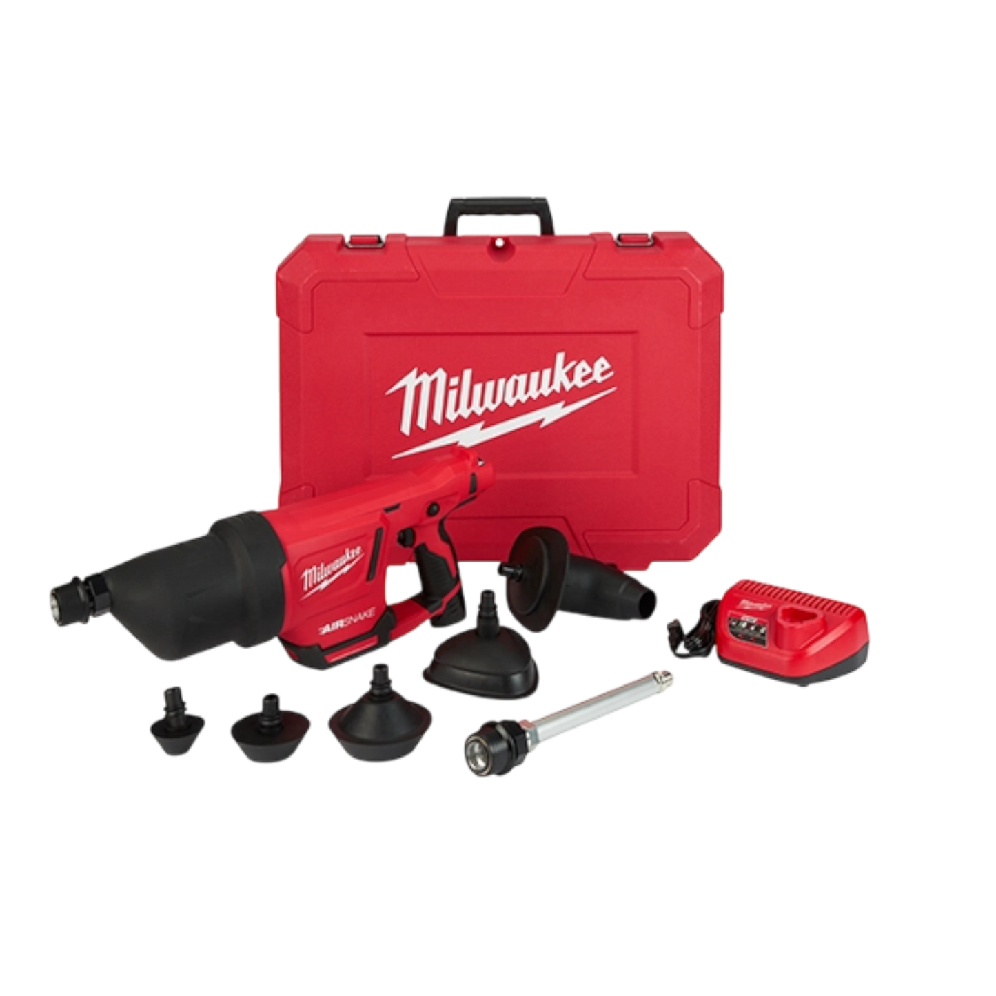 Kit de pistolet à air comprimé pour le déblocage des canalisations M12™ AIRSNAKE™