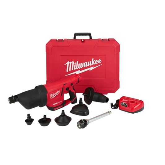 Kit de pistolet à air comprimé pour le déblocage des canalisations M12™ AIRSNAKE™