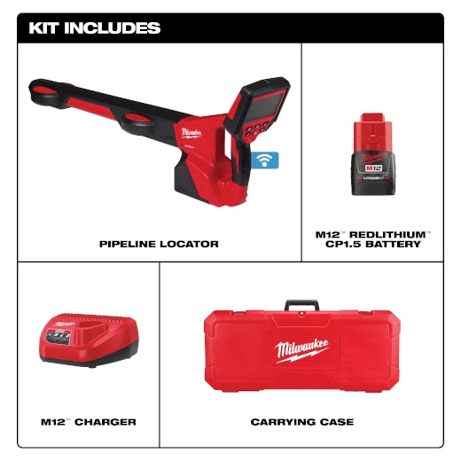 Locateur M12 en utilisation sur le terrain