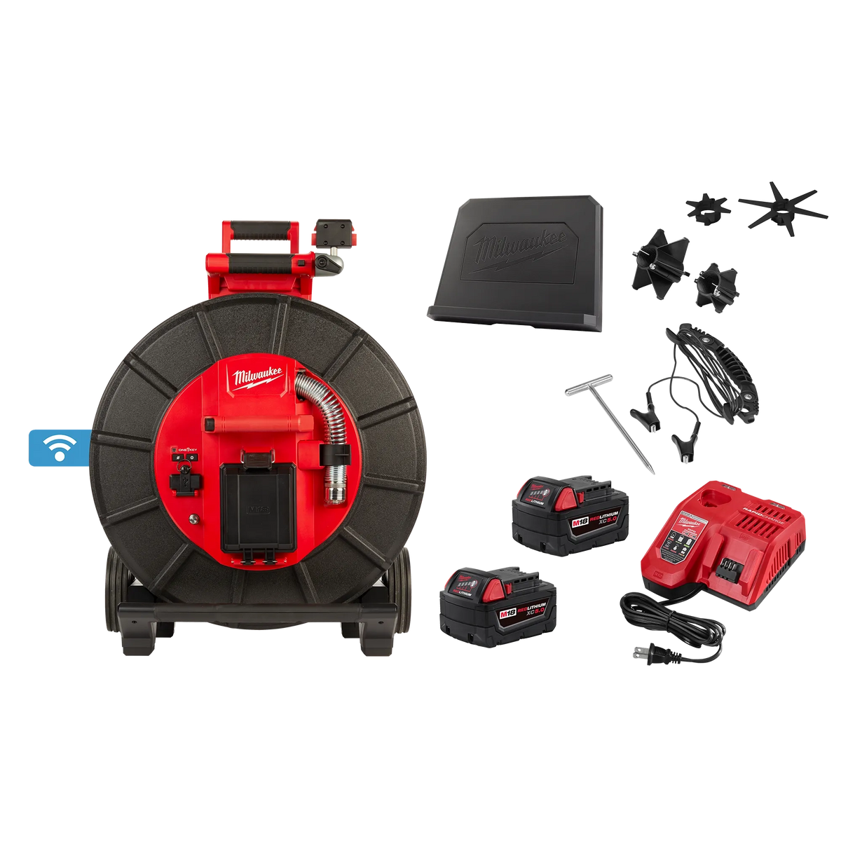 Système d'inspection modulaire Milwaukee M18 200' Stiff (3974-22)