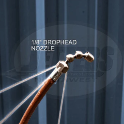 Drophead Nozzle with Knuckle Leader, Stainless Steel – Pipe ...