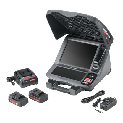 CS12x Digital Reporting Monitor with Wi-Fi with 2 Batteries and 1 Charger (RIDGID 57288)