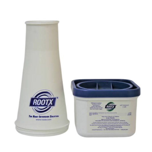 RootX® 2 lb – Éliminateur de racines moussant pour conduites d'égout et systèmes septiques