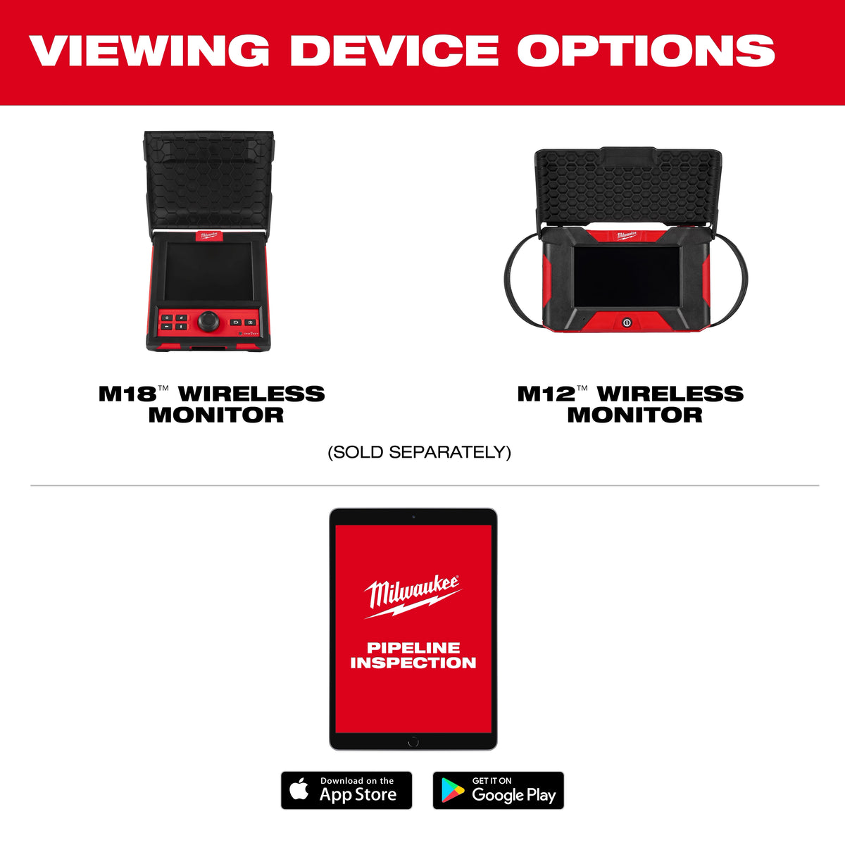 Moniteurs sans fil Milwaukee et application compatibles
