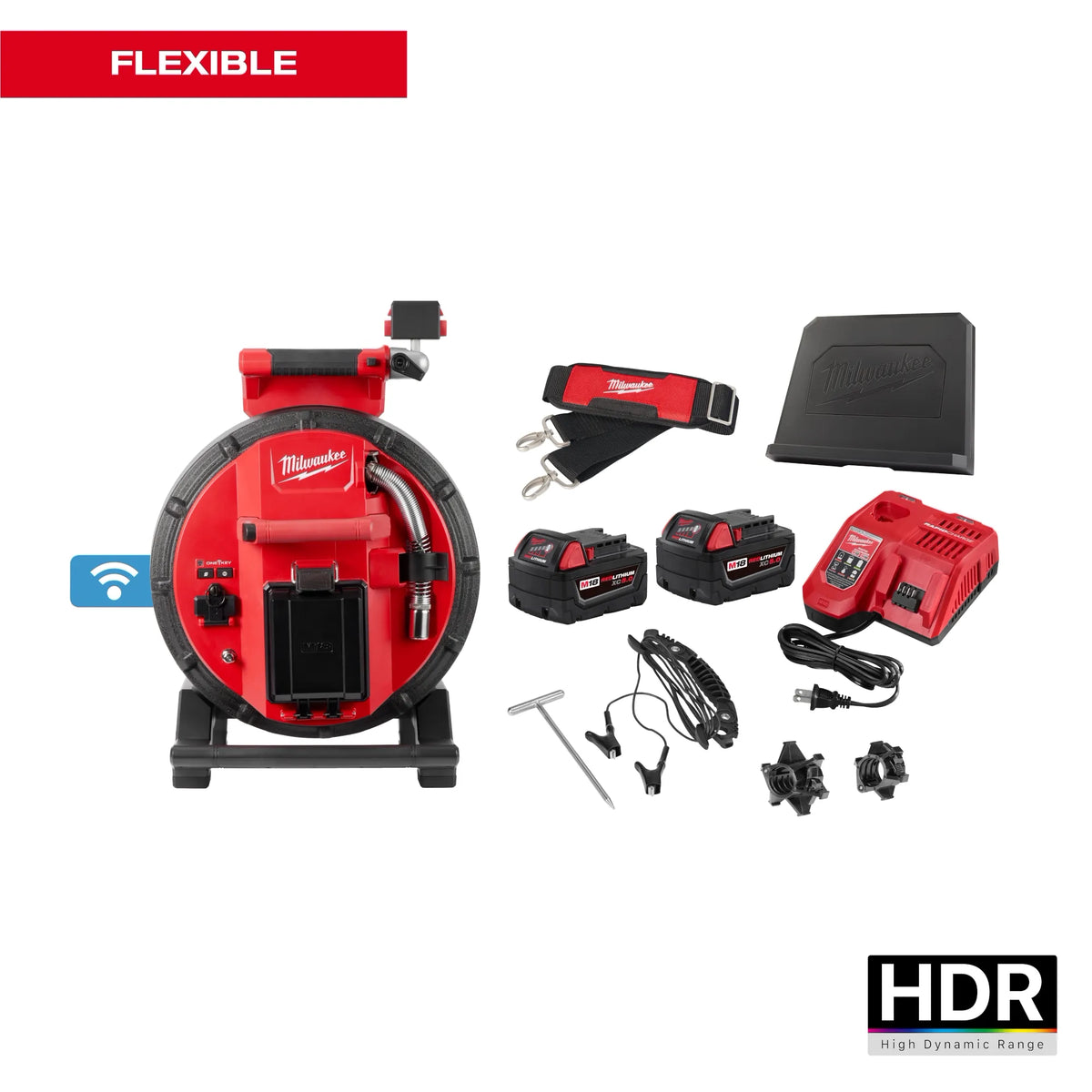 Système d'inspection modulaire Milwaukee M18 100' Flexible (3972-22)