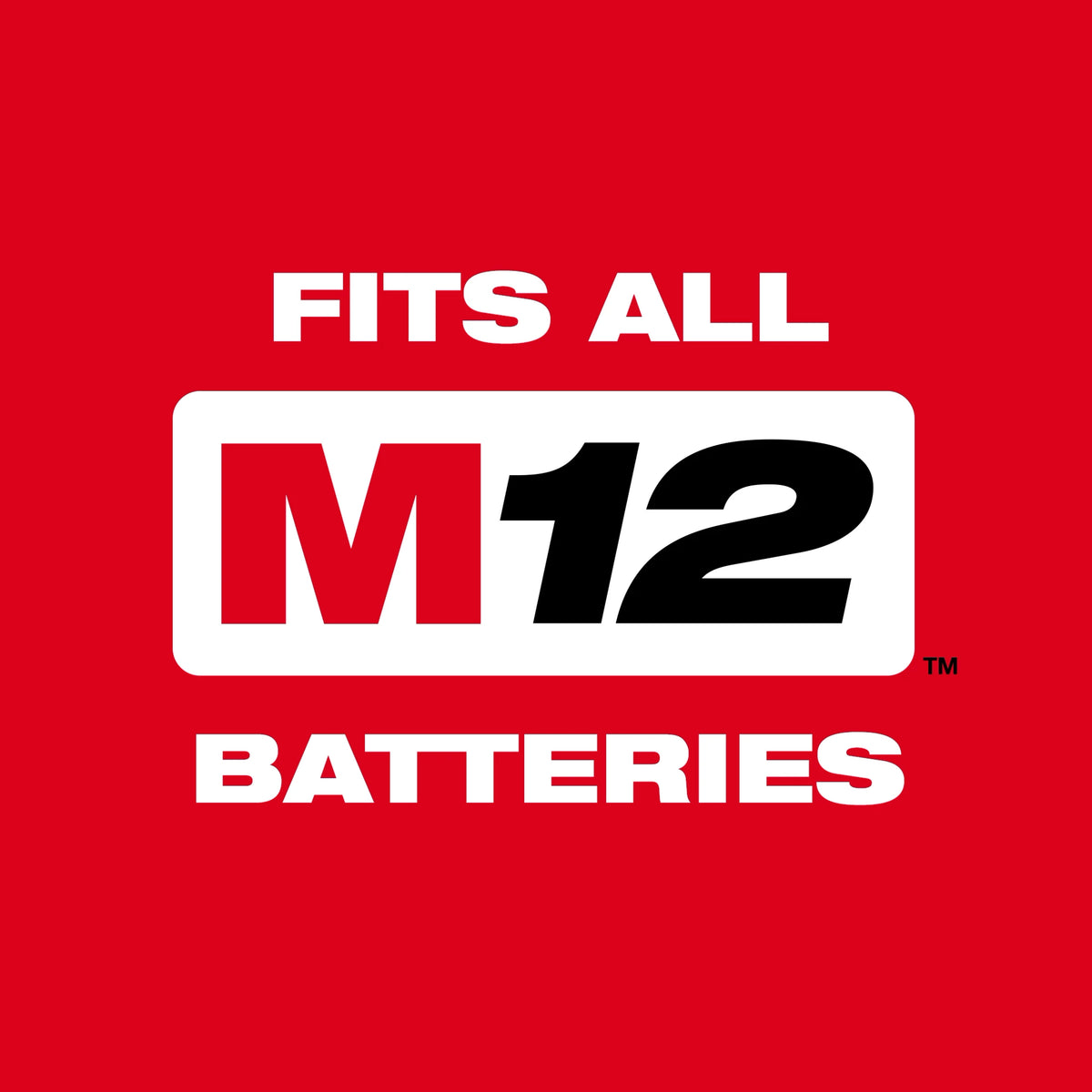 Compatibilité avec les batteries M12 REDLITHIUM