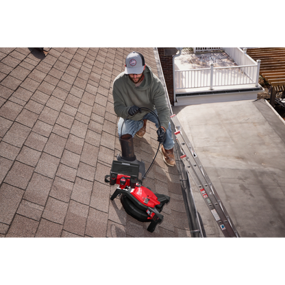 Milwaukee M12 inspection camera in use on a jobsite