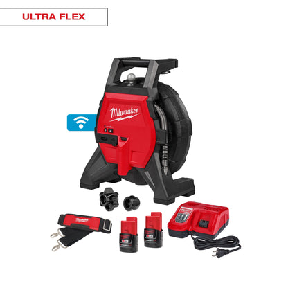 Ensemble caméra d'inspection compacte Milwaukee M12 65' Ultra Flex 3318-22A