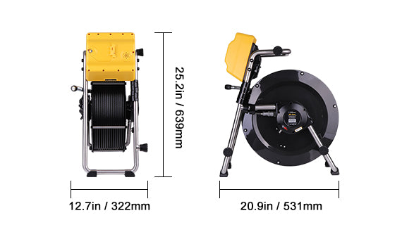 Vivax-Metrotech vCamMX-2+ HD Sewer Mini Camera System for 2.0'' to 4.0'' pipes